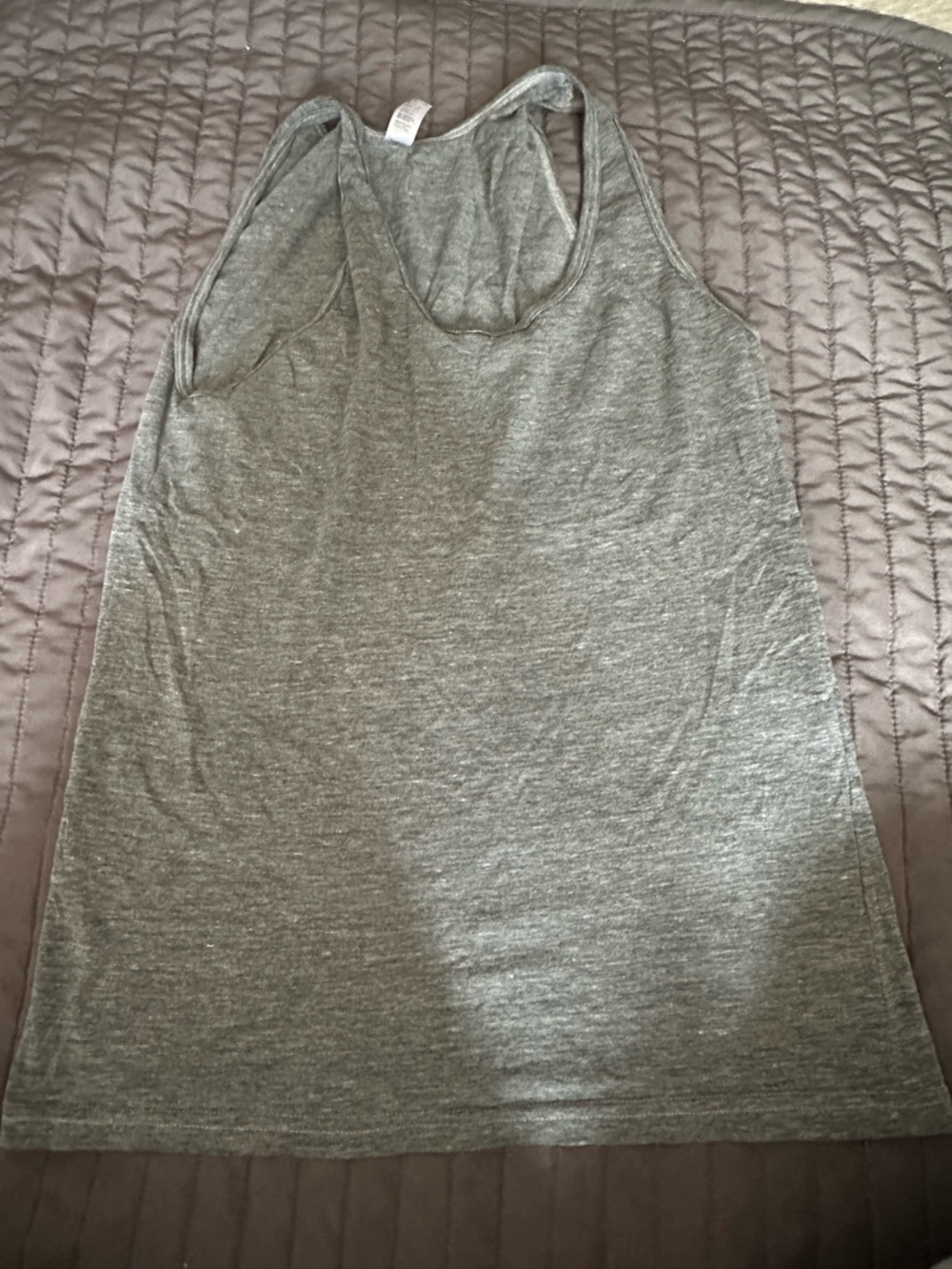 American Apparel Heather Gray Tank Top